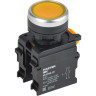 Кнопка d22мм IEK MI-BT60-11T-3-21-K05 1НО+1НЗ MASTER с фиксацией желтая