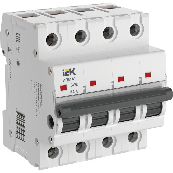 Выключатель нагрузки IEK ARMAT SWN 4P 32А AR-SWN-4-032